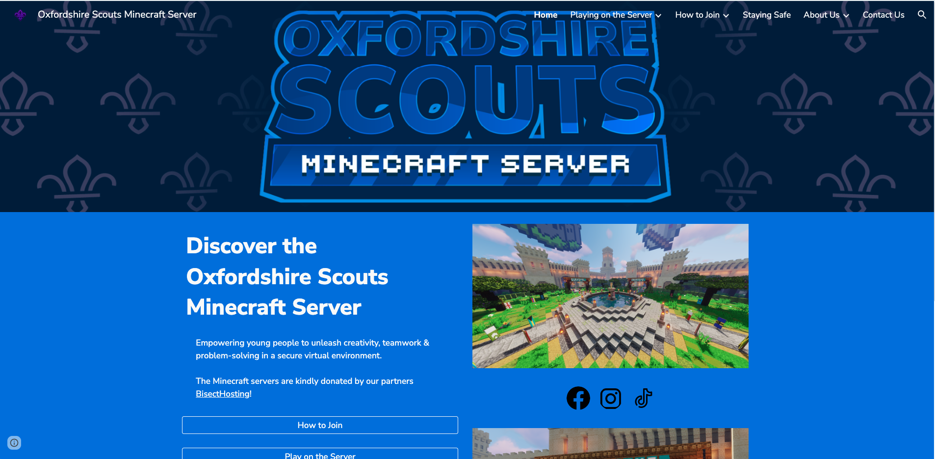 Oxfordshire Scouts website