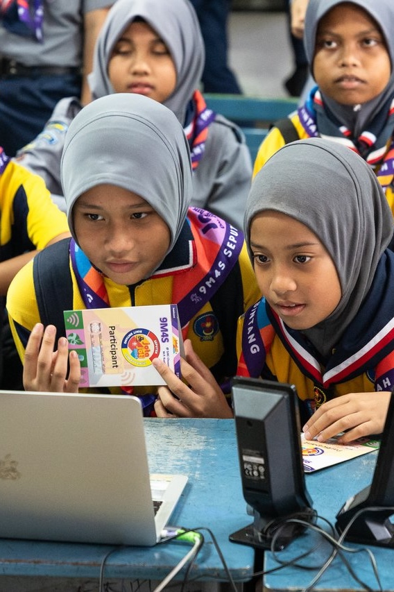 Malaysian Scouts at JOTA-JOTI 2024 in Kuala Lumpur