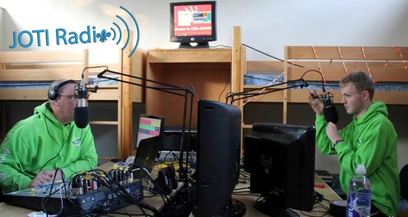 photo: presenters on JOTI Radio