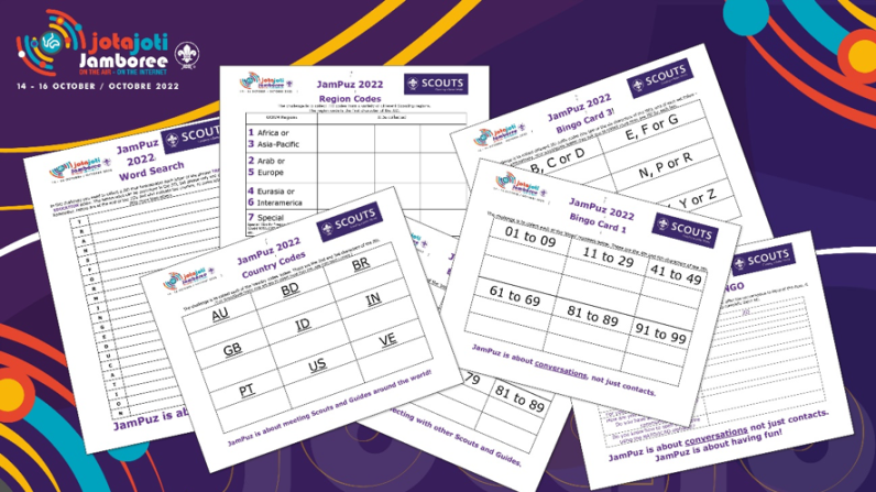 JamPuz documents for JOTA-JOTI 2022
