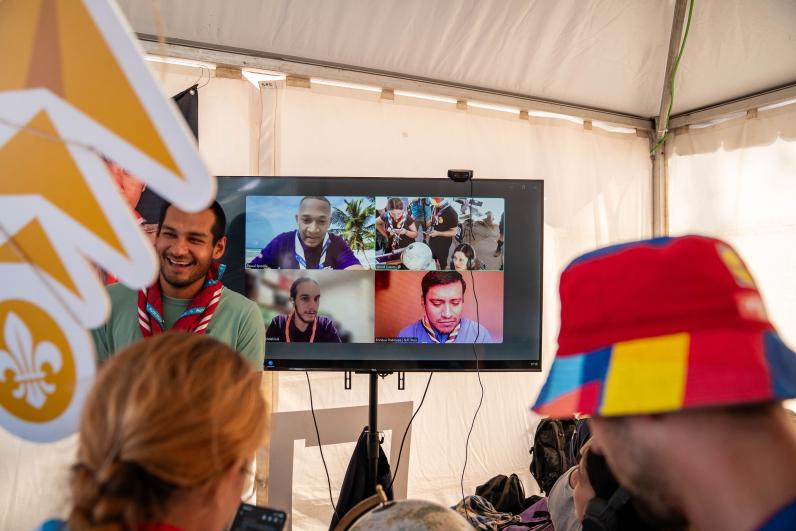 JOTA-JOTI World Scout Moot Booth - Video Call