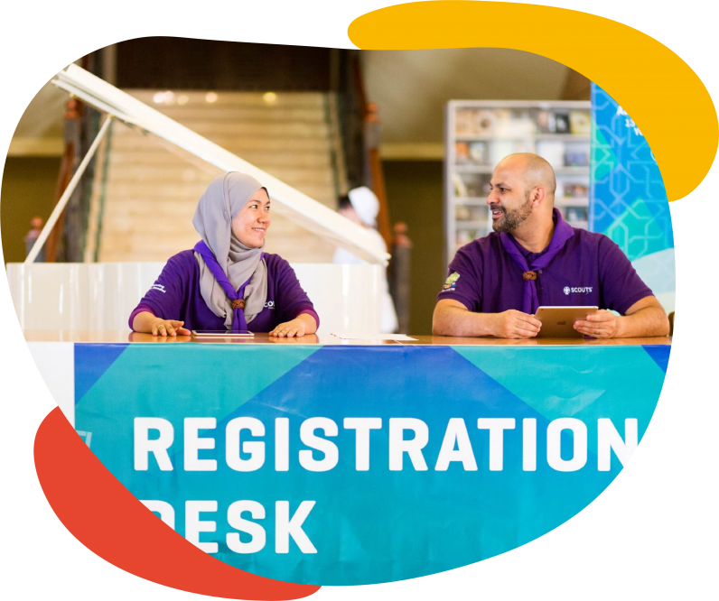 registration desk