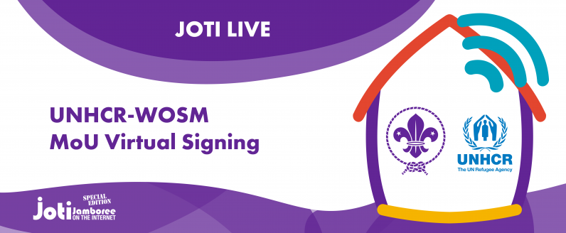 UNHCR-WOSM MoU Virtual Signing