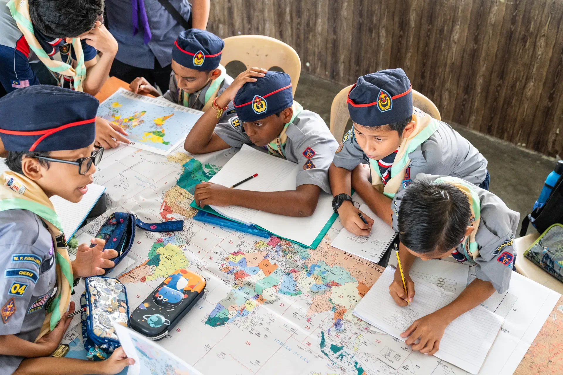 JOTA-JOTI activities in a school in Malaysia