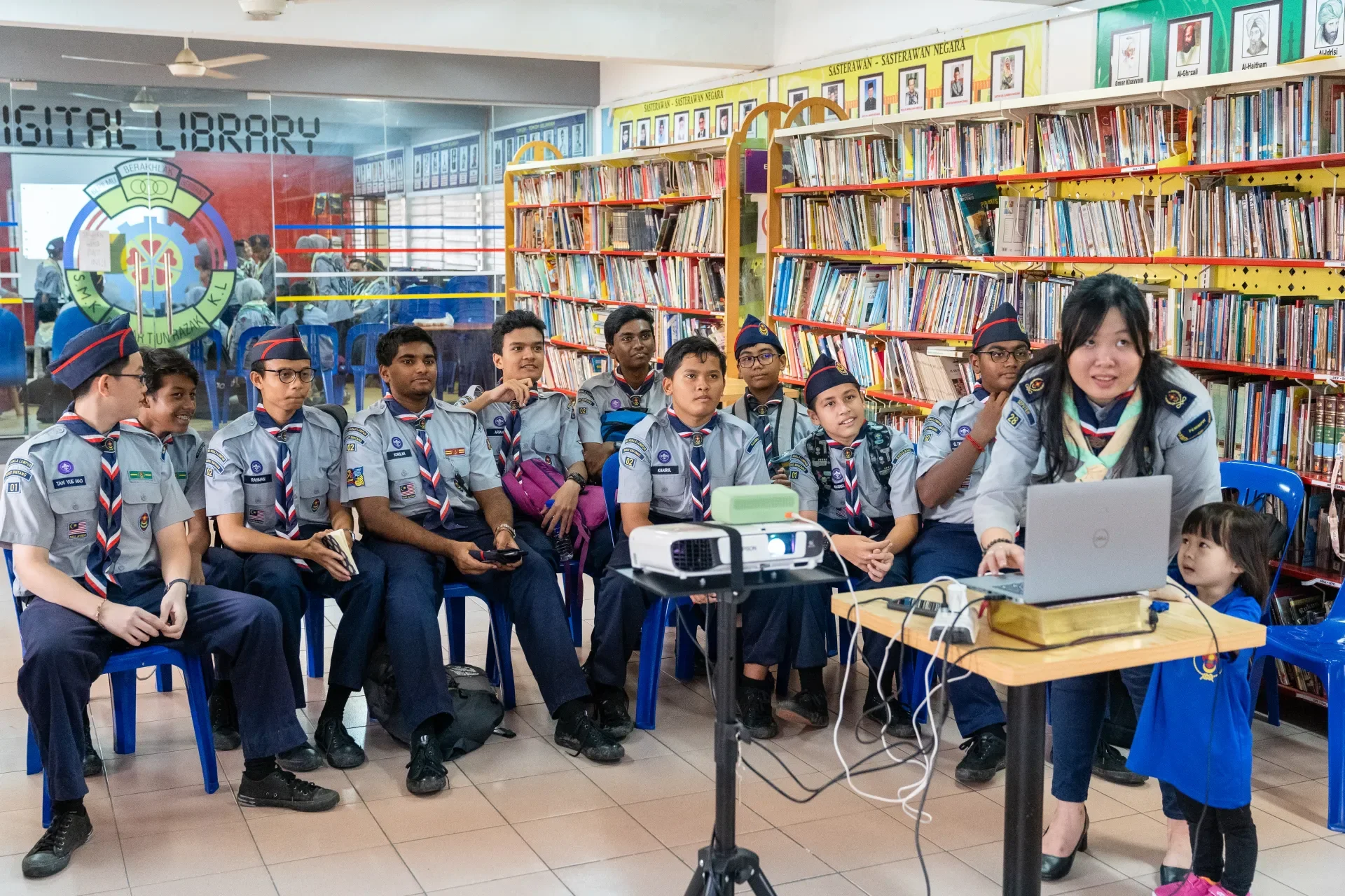 JOTA-JOTI activities in a school in Malaysia